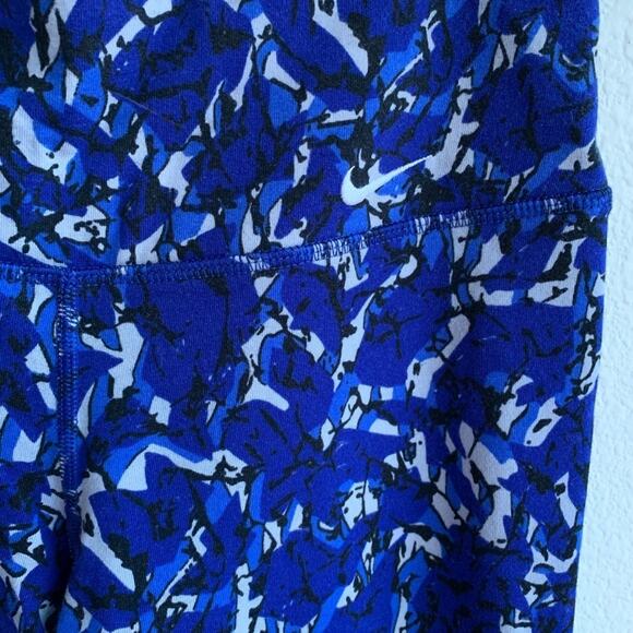 Nike Dri-Fit Geometric Active Pants Workout Athleisure Small - Picture 3 of 5